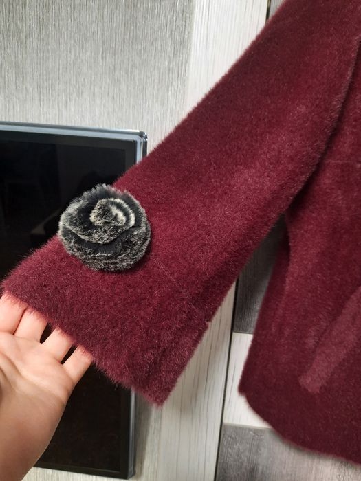 Вишуканий кардиган з вовни альпака