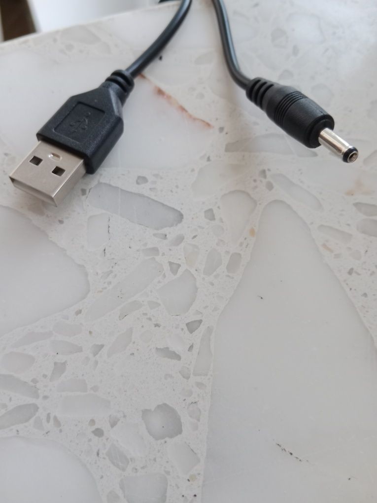 Kabel zasilający przejściówka USB na DC