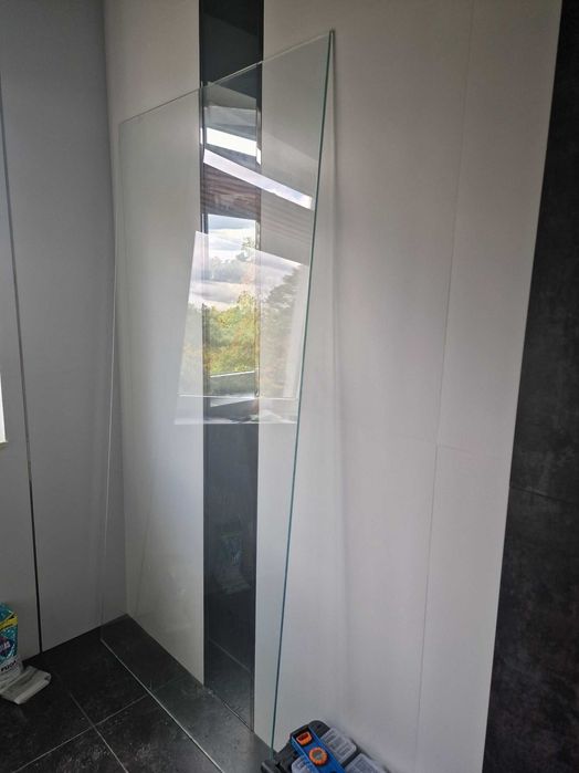 Szyba Szkło hartowane 8mm Ścianka prysznicowa
