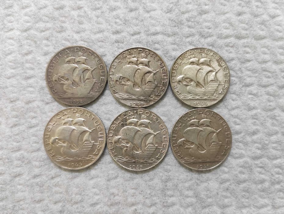 6 Moedas de 2.5$ de DIFERENTES Datas - Ver Descrição