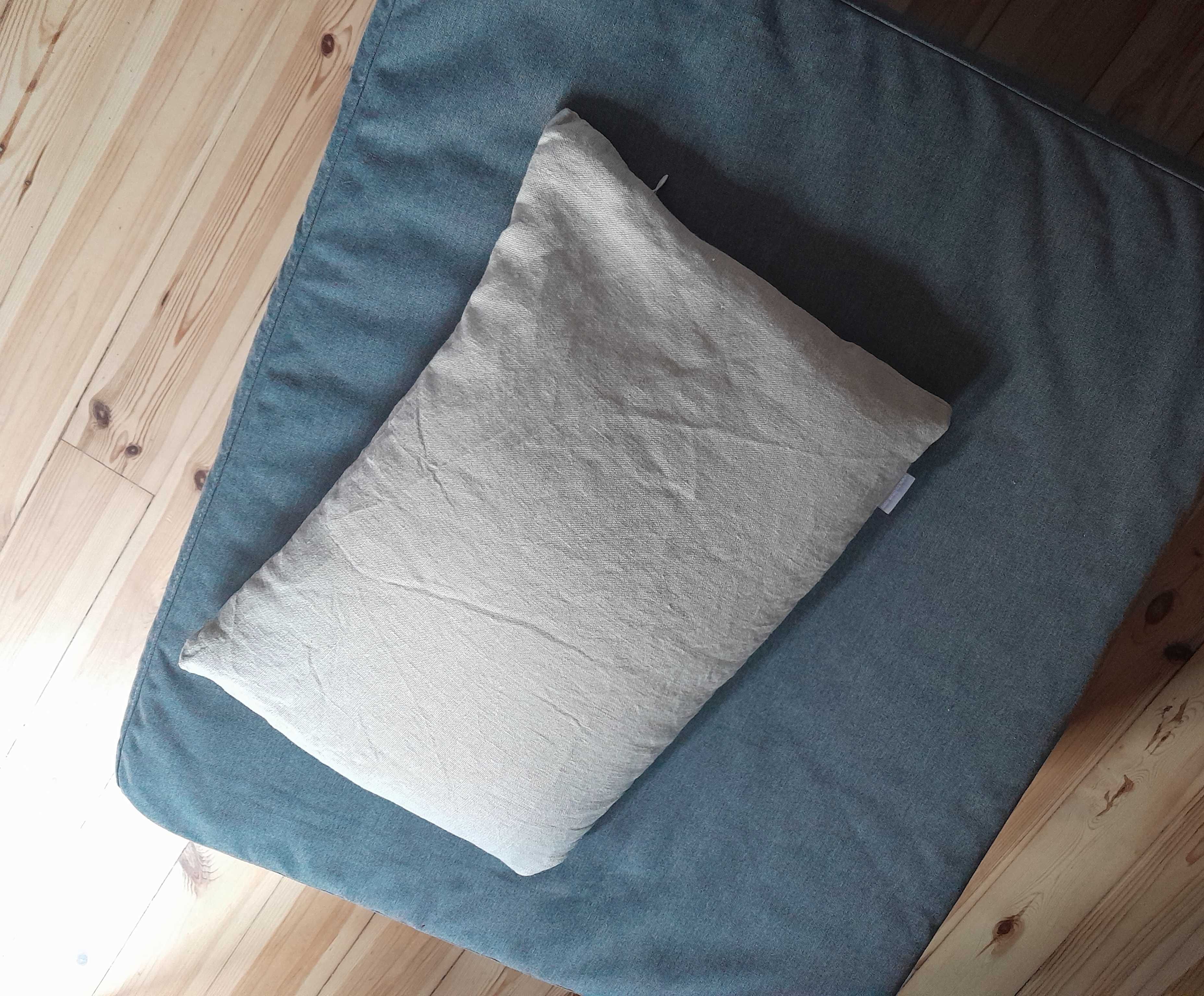 lniana poduszka z gryką | natural linen polskiej marki so linen!