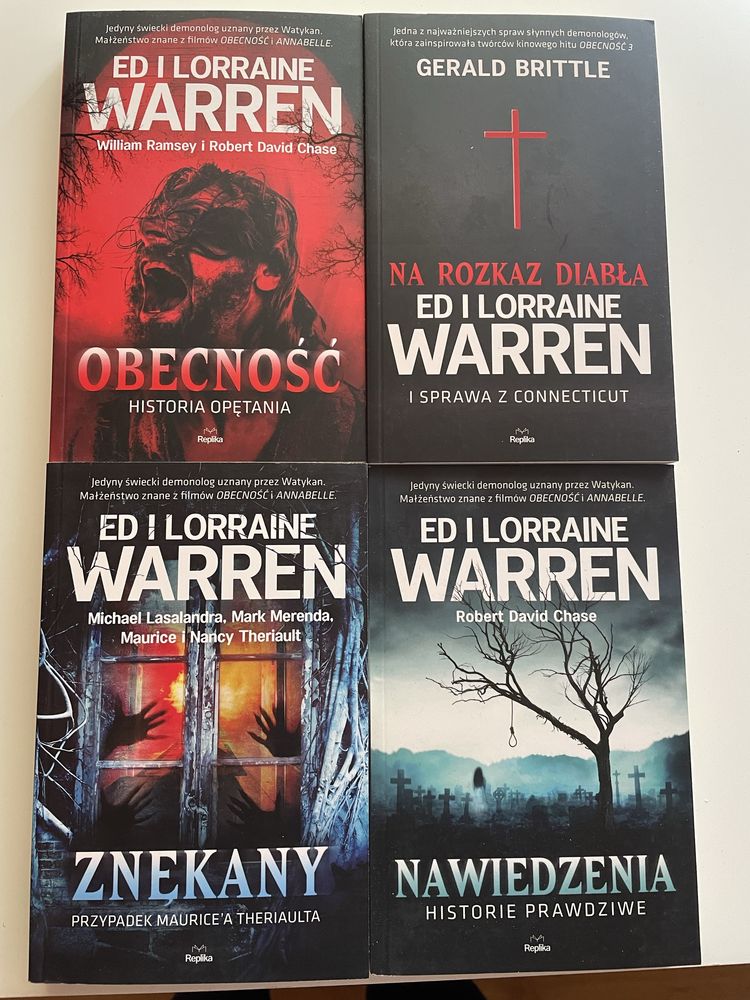 Nowy zestaw ed warren i lorraine warren, prezent, horror, zestaw