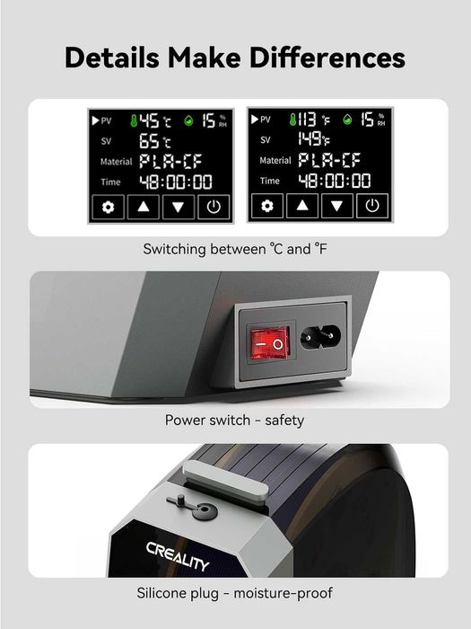 Suszarka do filamentów Creality Space PI