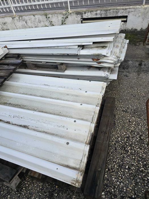 Chapas de Cobertura - Metálicas Lacadas Brancas e Betuminosas