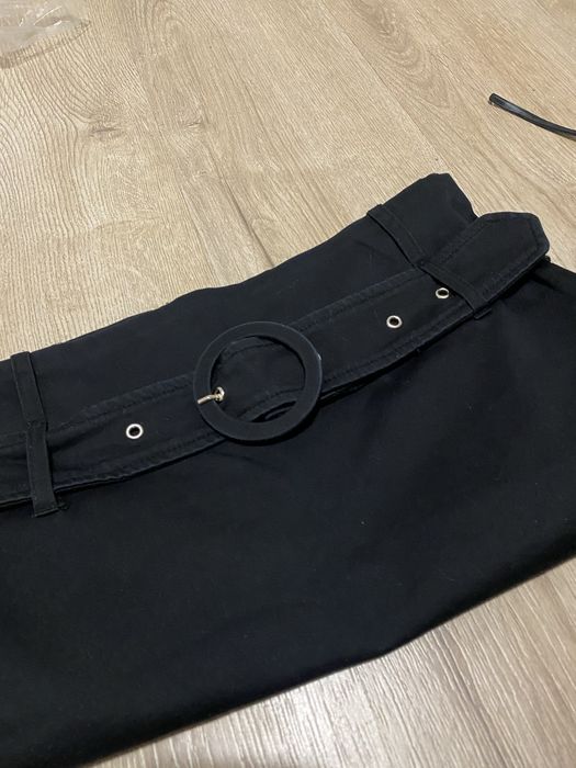 Spódnica czarna mini elegancka 38/M/10