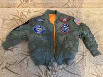 Дитячий бомбер top gun jacket alpha industries