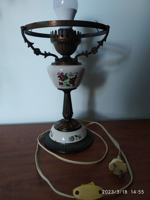 лампа настільна метал-кераміка