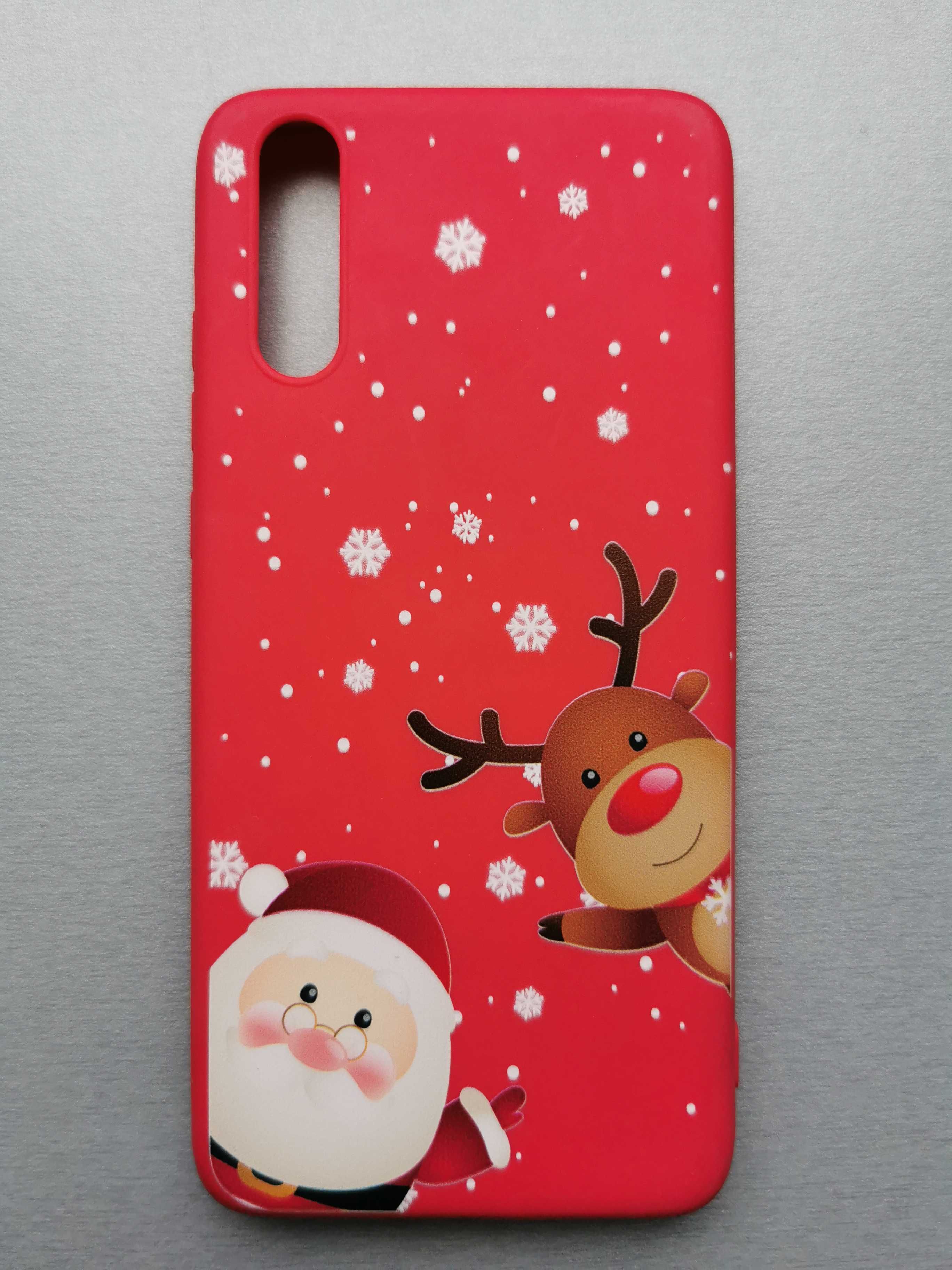 Huawei P20 etui pokrowiec świąteczne