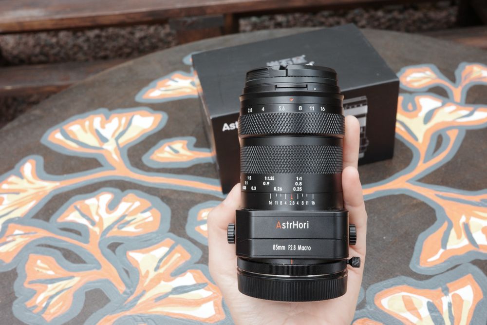 Об'єктив Astrhori 85mm 2.8 Tilt Macro Lens Fullframe для Canon RF