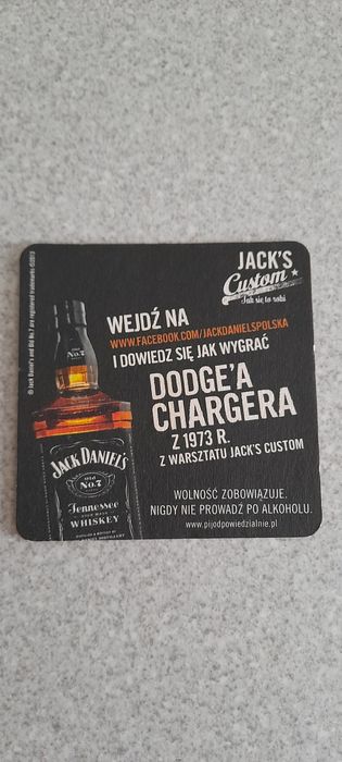 Nowe oryginalne podkładki Jack Daniel's