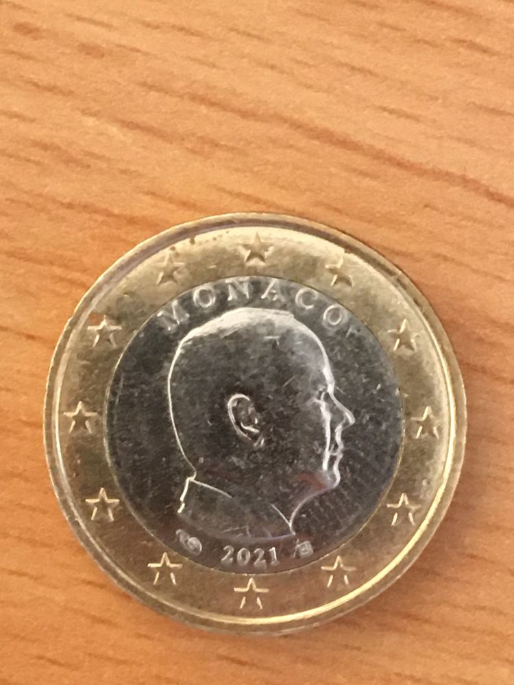 Moeda 1 euro Mónaco MUITO RARA