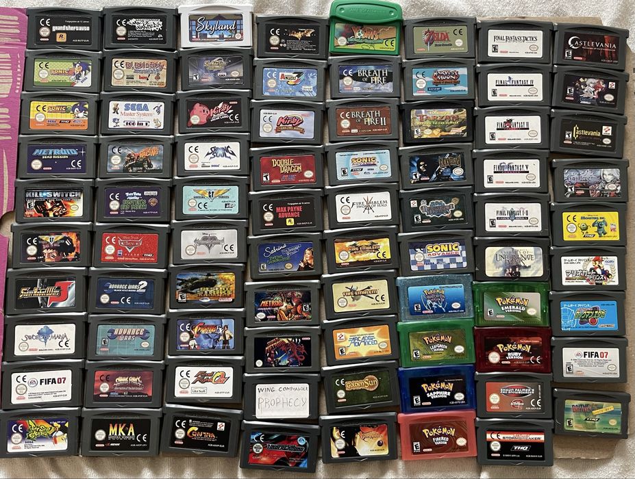Игры nintendo gameboy advance gba sp нинтендо