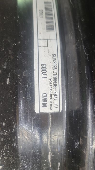 Felgi stalowe 17" 5x108 7J et50 renault Espace Velsatis