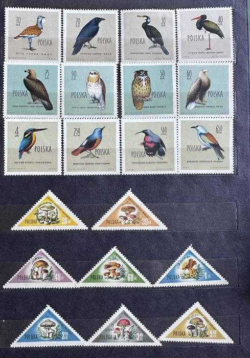 Znaczki pocztowe klaser 1960/1965