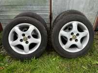 Alufelgi 14 ET 37 z oponami zimowymi VW 4x100