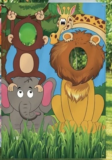 Vários Artigos de festa - decoração wild one- animais da selva