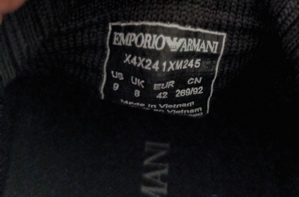 Sneakersy Emporio Armani