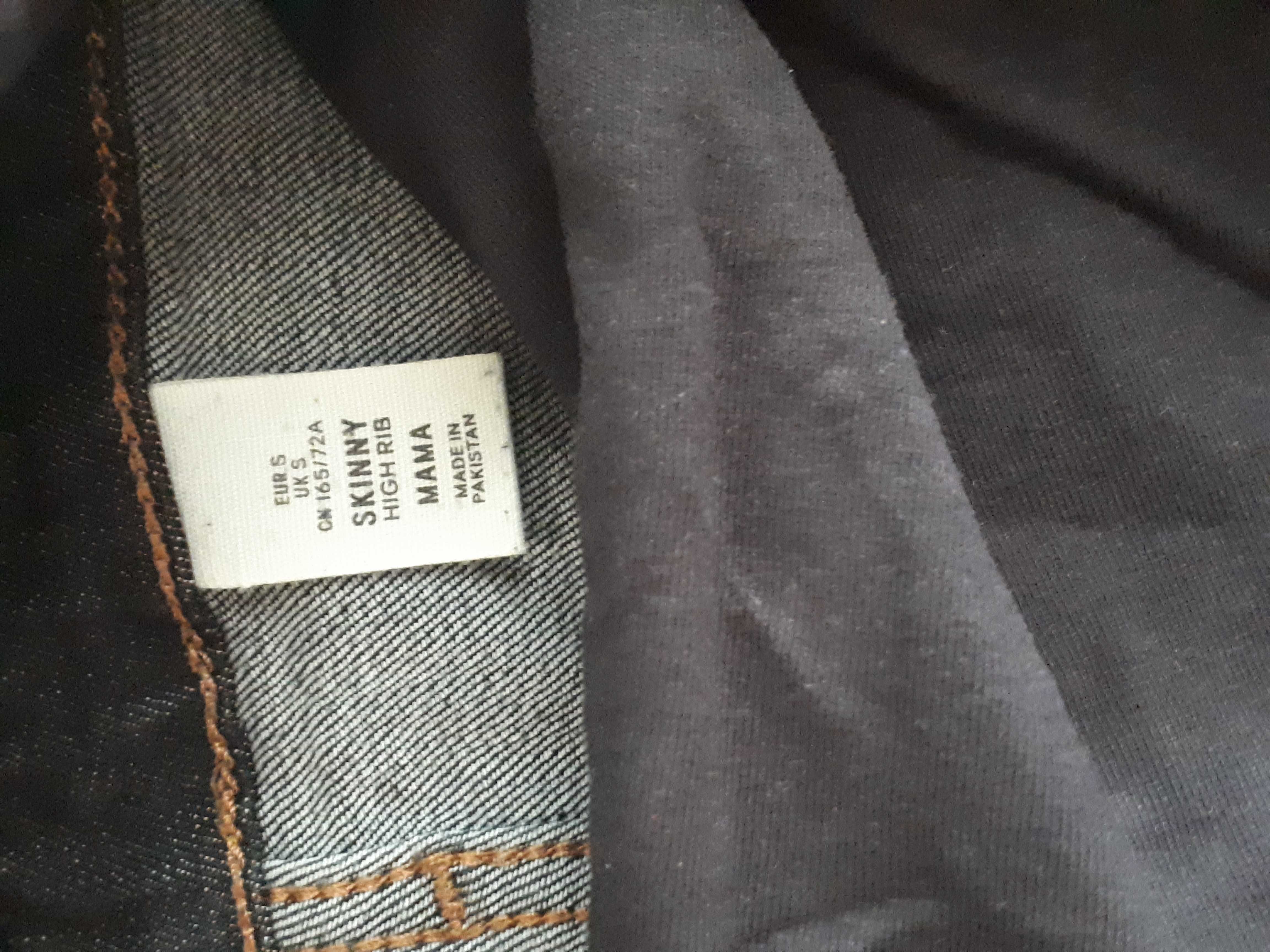 Spodnie ciążowe jeansowe h&m rozm. 36