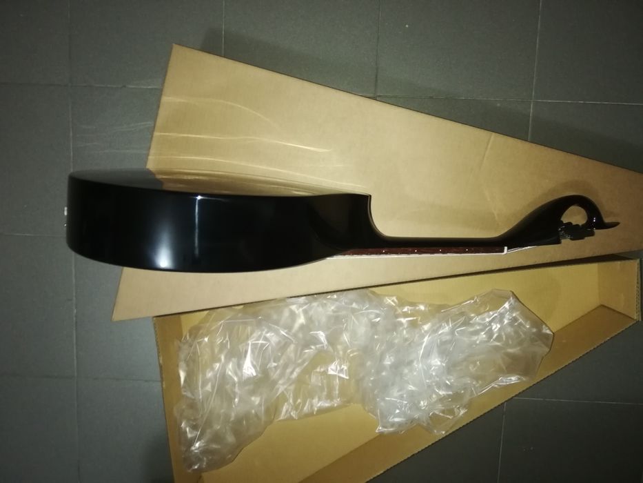 Guitarra portuguesa fado Coimbra preta + kit