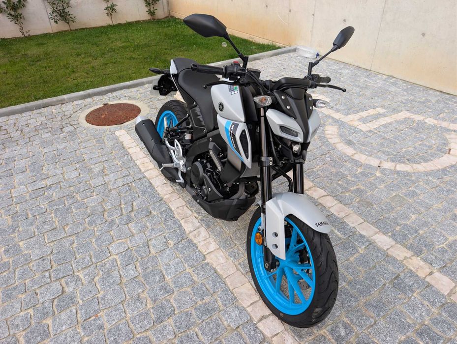 Yamaha MT-125 (ano do modelo 2025, cor Ice Storm)