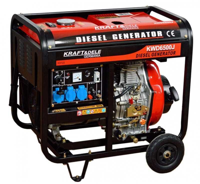 KRAFT&DELE Agregat Prądotwórczy Generator Diesel 6500w AVR KD122