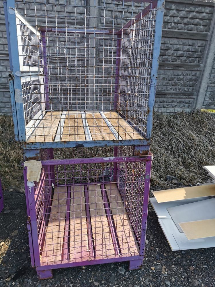 Skrzyniopaleta gitter box gitterbox pojemniki kosze giterboxy