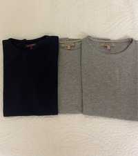 Pack de 3 t-shirts algodão, tamanho S, Sacoor Brothers