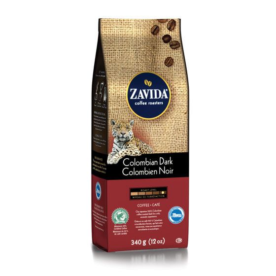 Кава Zavida Colombian Dark Coffee "Колумбійська Темна" Обсмаж Темне