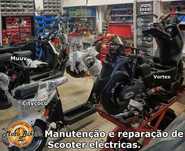 Manutenção e reparação de scooter elétricas