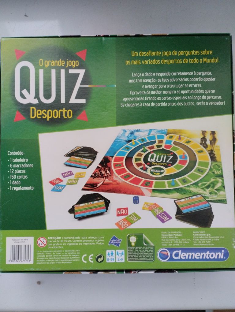 Jogo "Quiz Desporto"