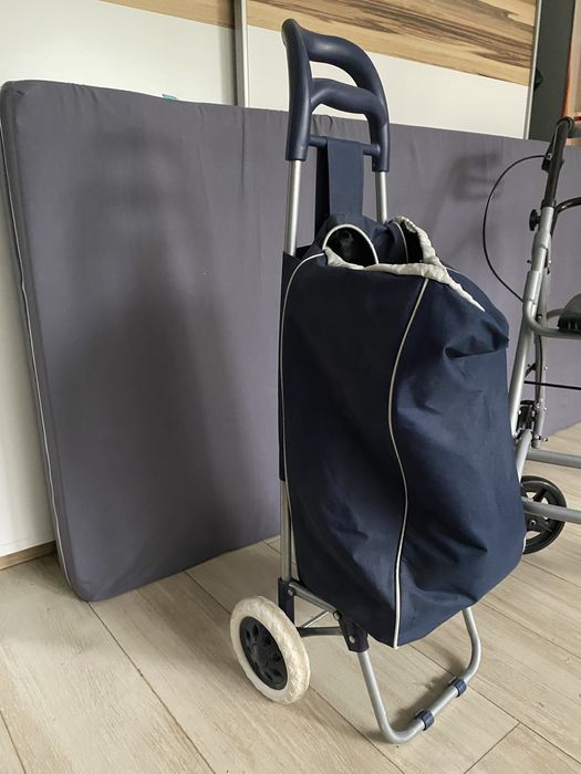 Wózek na zakupy gumowe kolka