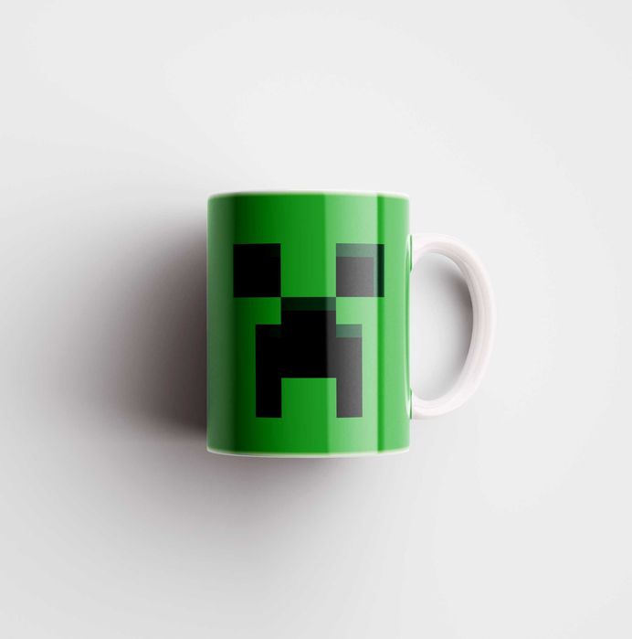 Caneca Creeper Minecraft.