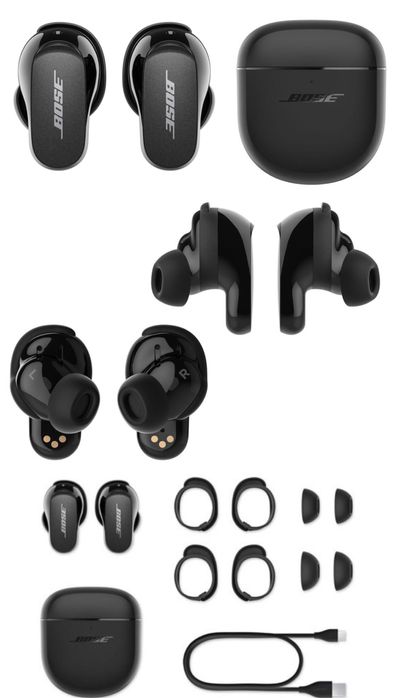 Навушники TWS Bose QuietComfort Earbuds II Triple Black (870730-0010)