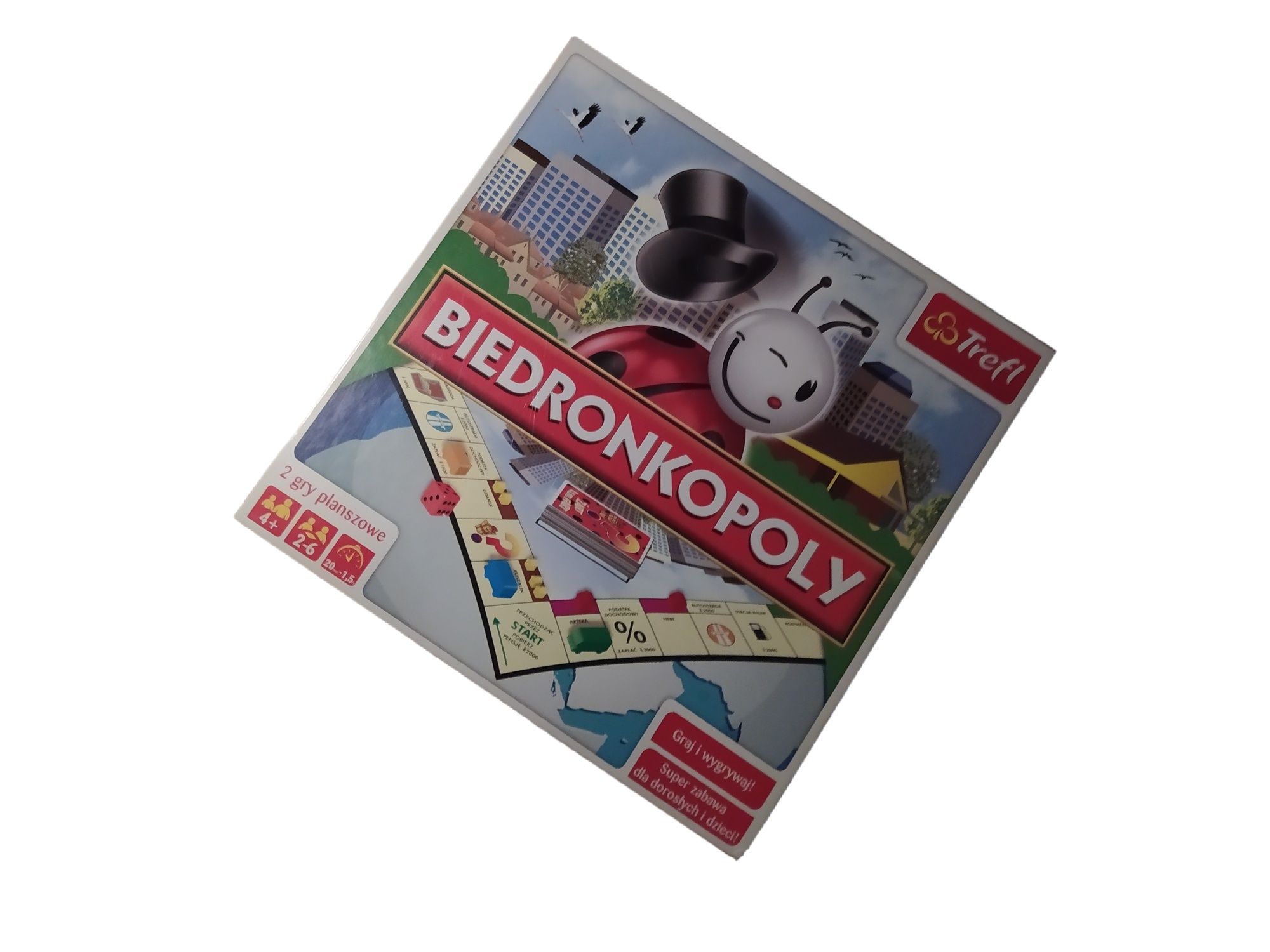 Biedronkopoly - edukacyjna gra planszowa 4+ plansza i elementy X2