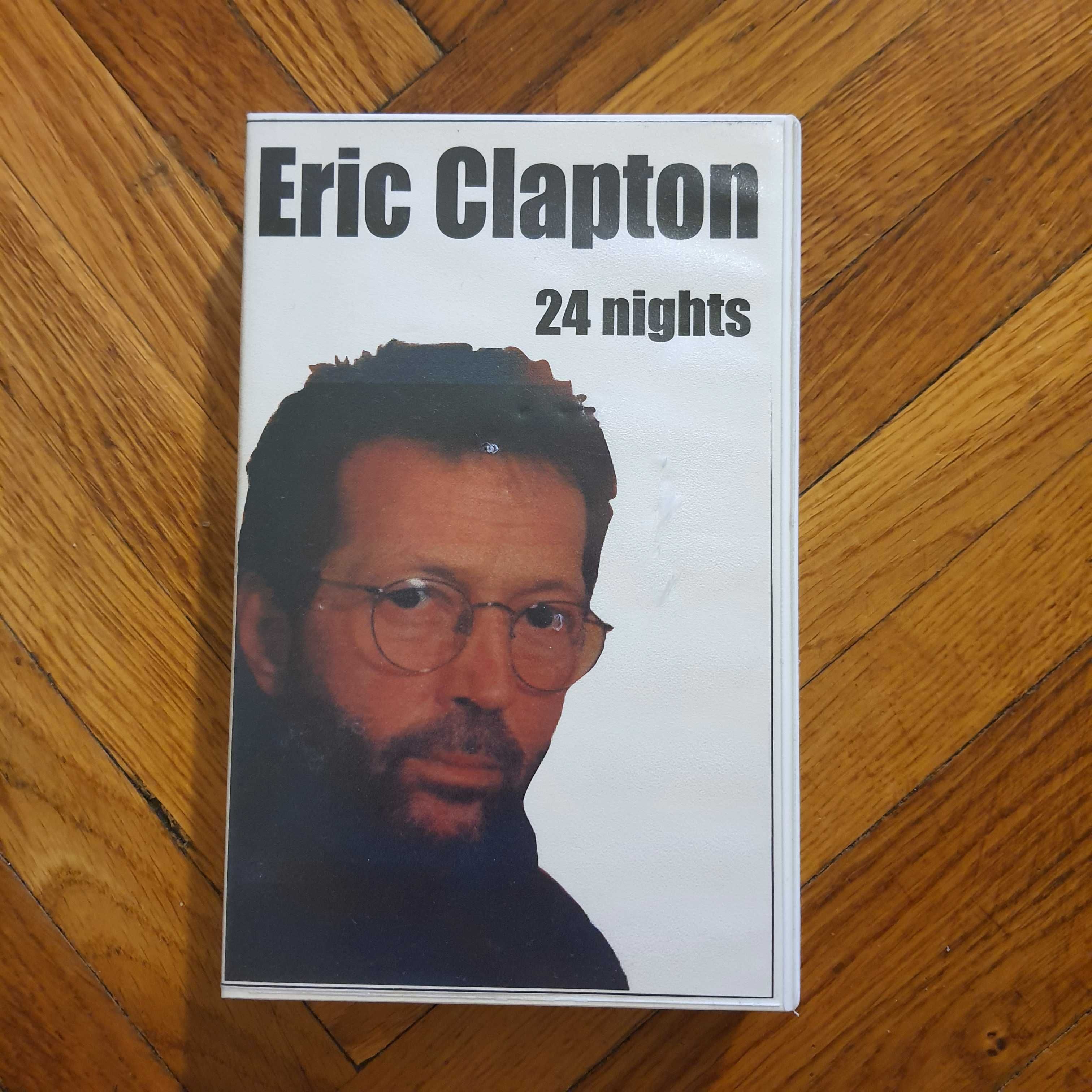 Видео кассета VHS. Eric Clapton. 24 Nights. Blues Rock, Classic Rock