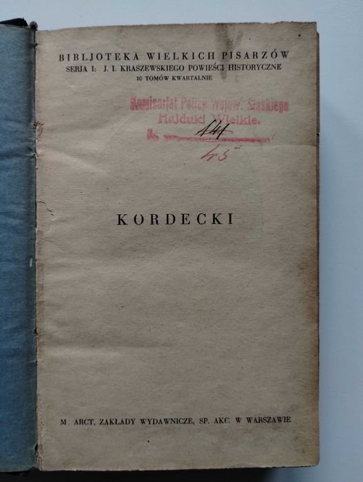 Józef Kraszewski - Kordecki. Obrona Częstochowy (1929)