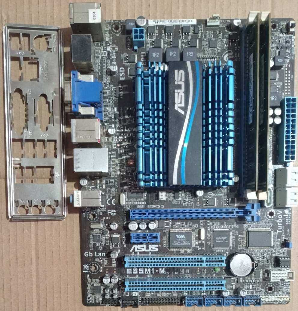 Мать + проц Asus E35M1-M + AMD E-350 + DDR3 0Gb