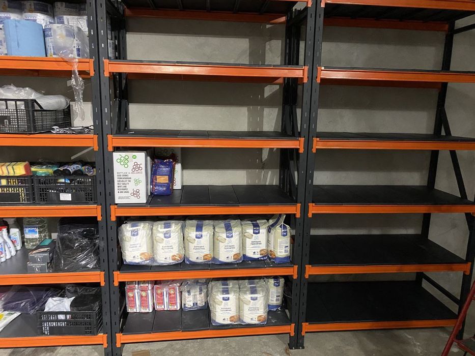 Стеллаж складской металлический