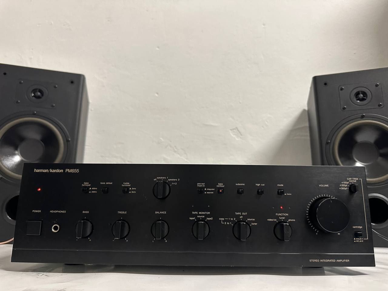 Wzmacniacz stereo Harman Kardon PM 655, 2*100 Watt,  Japan