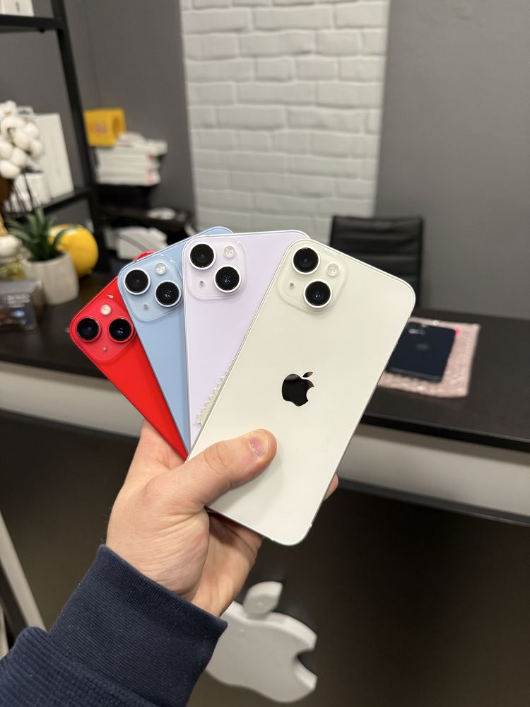 used iphone 14 128/256gb white, red, blue, purple, black