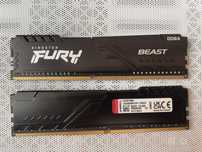 Ціна за пару! ОЗП Kingston FURY Beast 2Х8GB DDR4 2666MHz