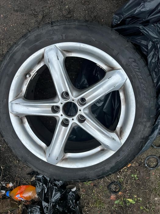 Opony zimowe z alufelgami 17  5x112