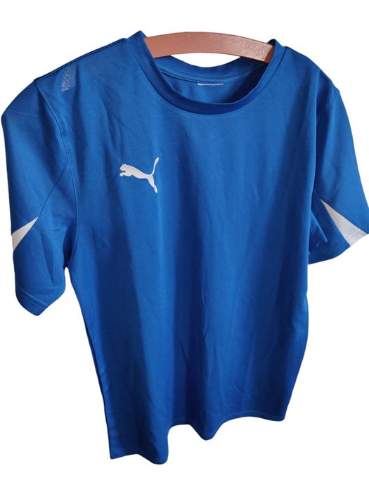 Koszulka męska Puma na trening r 38/M niebieska oddychająca T-shirt