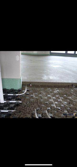 Стяжка пола.Полусухая стяжка пола, машинная стяжка .