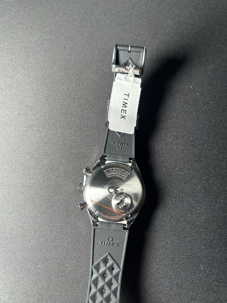 Zegarek Timex Q Three Time Zone Chronograph