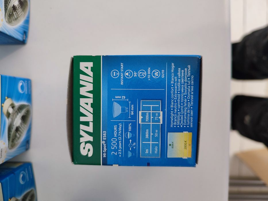 Lampy Milan dau spot białe + żarówki!