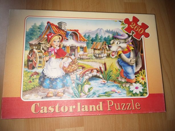 Puzzle 260 elementów Czerwony Kapturek i Wilk Castorland
