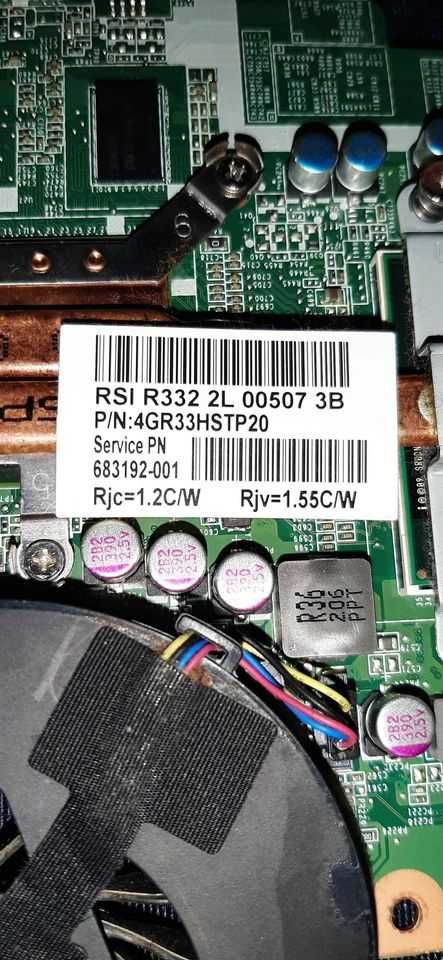 Board HP DV6-6120sp + CPU Intel Core i3