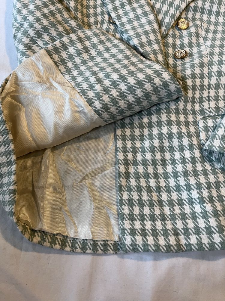Marynarka w pepitkę Zara L