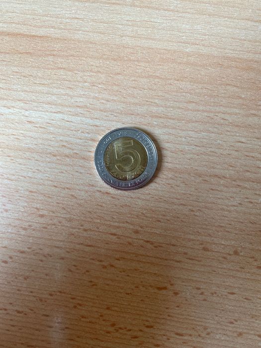 MONETA 5 ZŁ destrukt menniczy 100 LECIE ODZYSKANIA